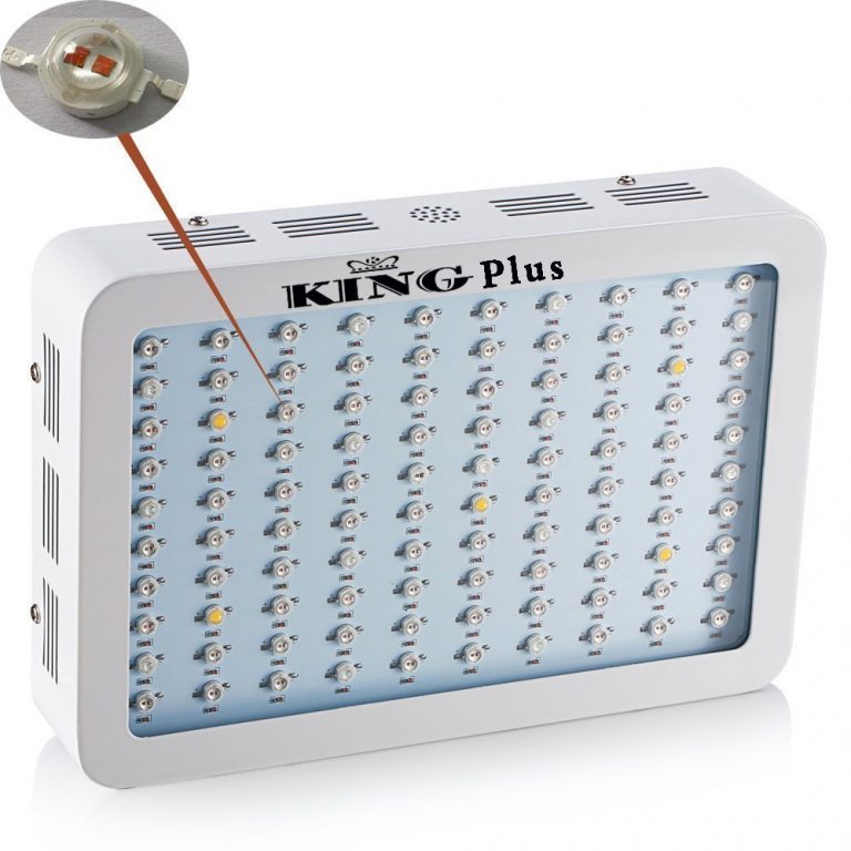 KING PLUS 1000W Double Chip Led Grow LightThat's What Your Garden Needs