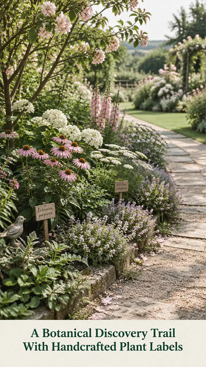 A Botanical Discovery Trail With Handcrafted Plant Labels