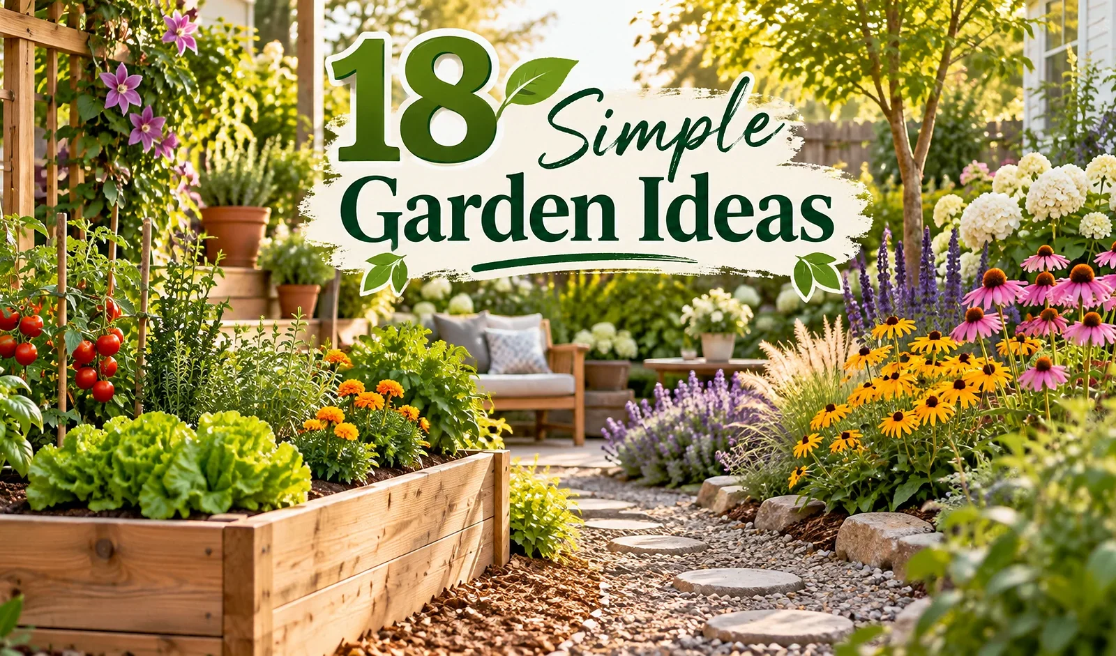 18 Simple Garden Ideas_local