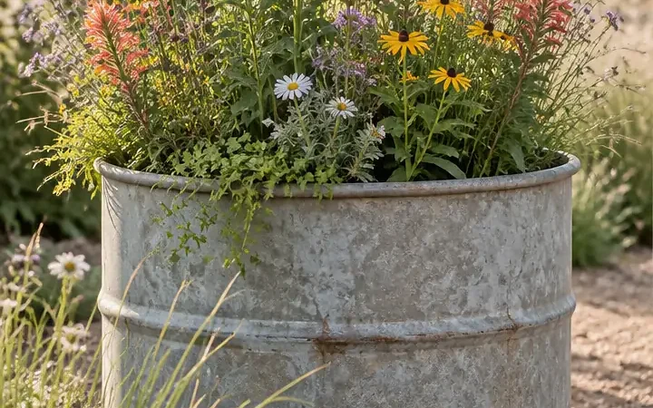 18 Drum Garden Ideas to Transform Your Outdoor Space With Creative Charm