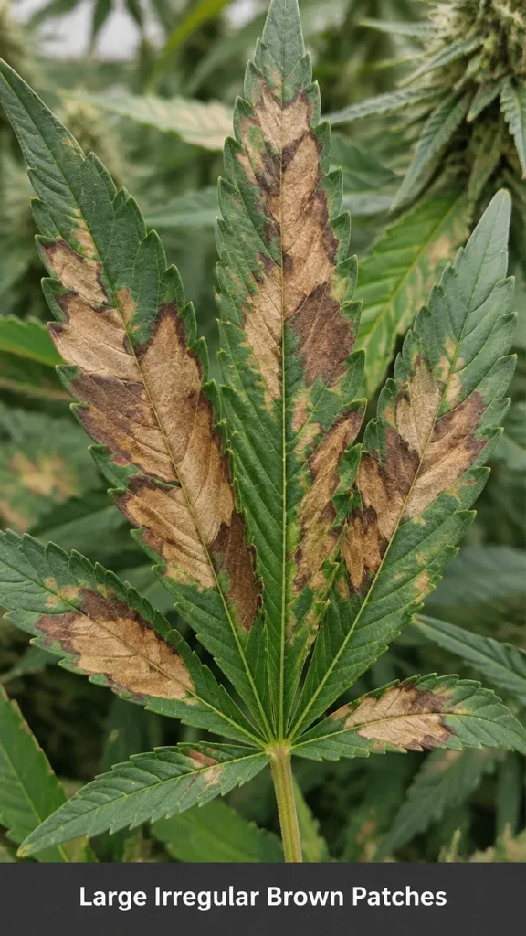 Large Irregular Brown Patches