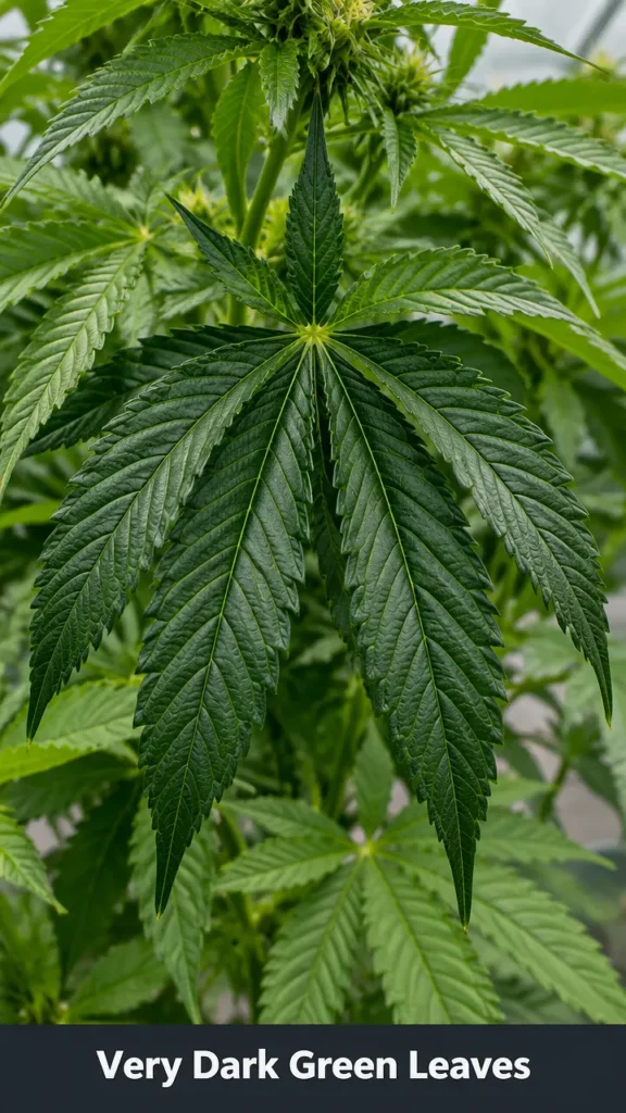 Very Dark Green Leaves