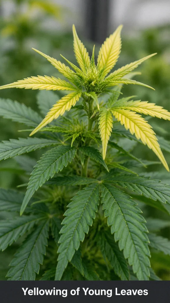 Yellowing of Young Leaves